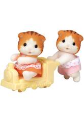 Sylvanian Families Gemelos Gato Maple Epoch Para Imaginar 5423