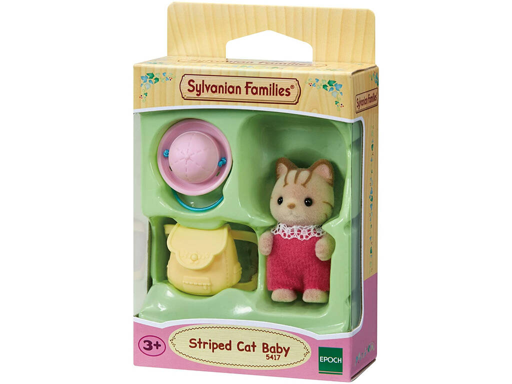 Sylvanian Families Baby Epoch Stripey Cat Baby Imagination Cat