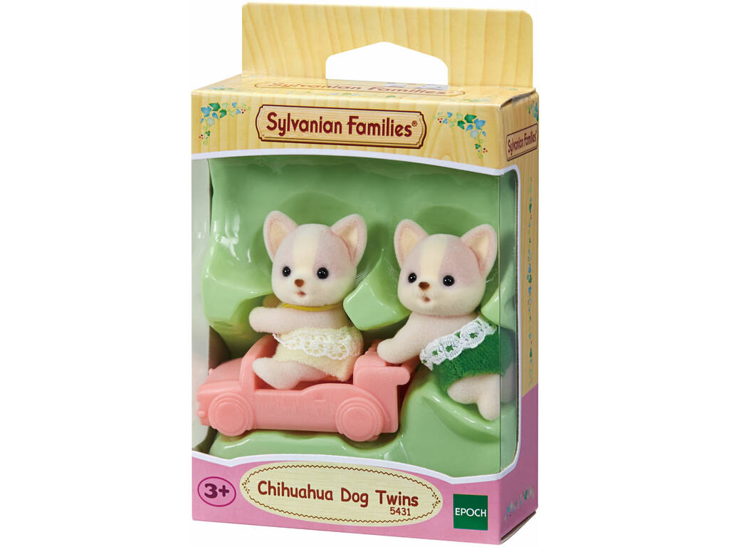 Sylvanian Families Chihuahua Cane Gemelli Epoch Para immaginar 5431