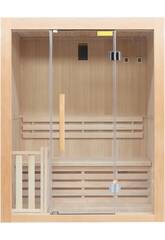 Sauna Tradicional Sense 3 Plazas Pack Completo Poolstar SN-SENSE-3PK