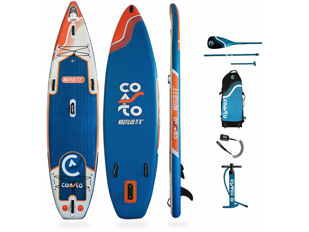 Tavola da Paddle Surf gonfiabile Coasto Nautilus da 355x86x15 cm