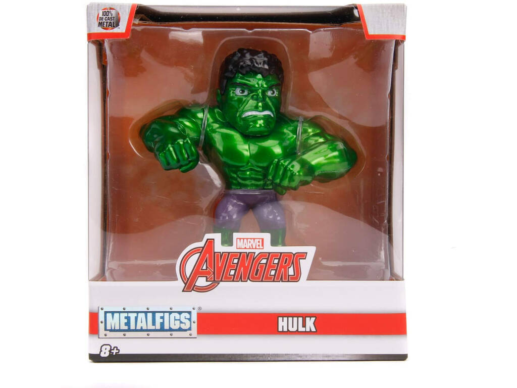 Avengers Figura de Metal Hulk 10 cm. Simba 253221001