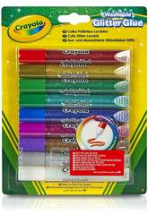 9 Pegamentos de Purpurina Lavables Crayola 3527