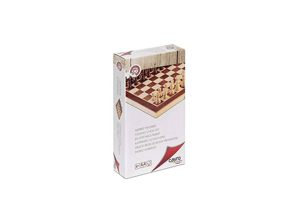 Flatbares Schachspiel 30x30 cm. Cayro 601