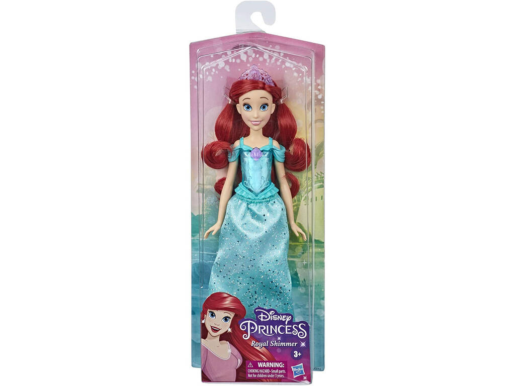 Bambola Principesse Disney Brillo Reale Ariel Hasbro F0895