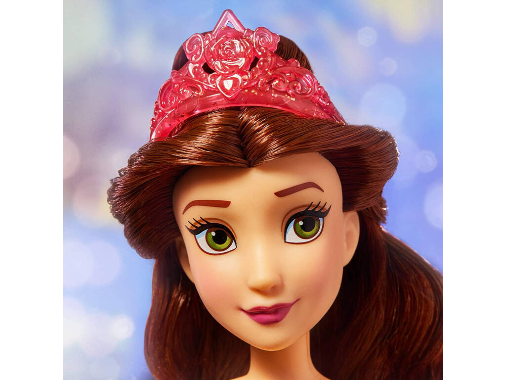 Muñeca Princesas Disney Brillo Real Bella Hasbro F0898