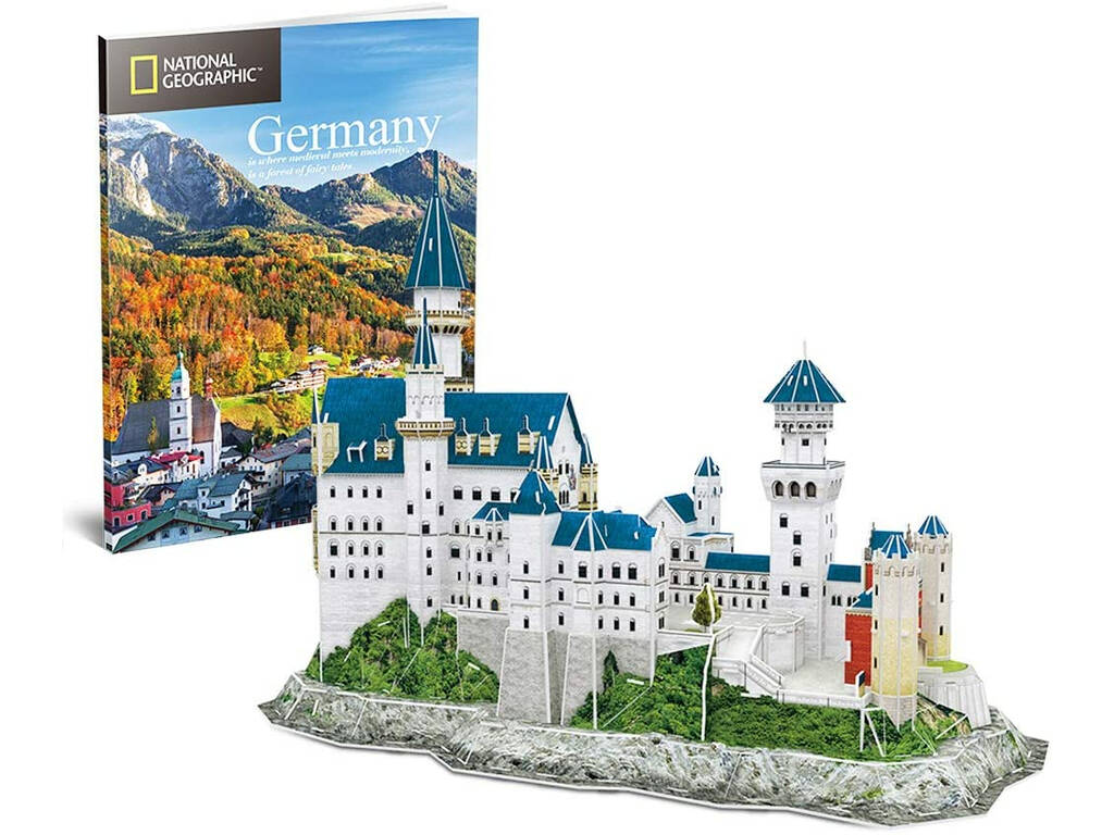 Puzzle 3D National Geographic Castello Neuschwanstein World Brands DS990H