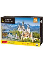 Puzzle 3D National Geographic Castello Neuschwanstein World Brands DS990H