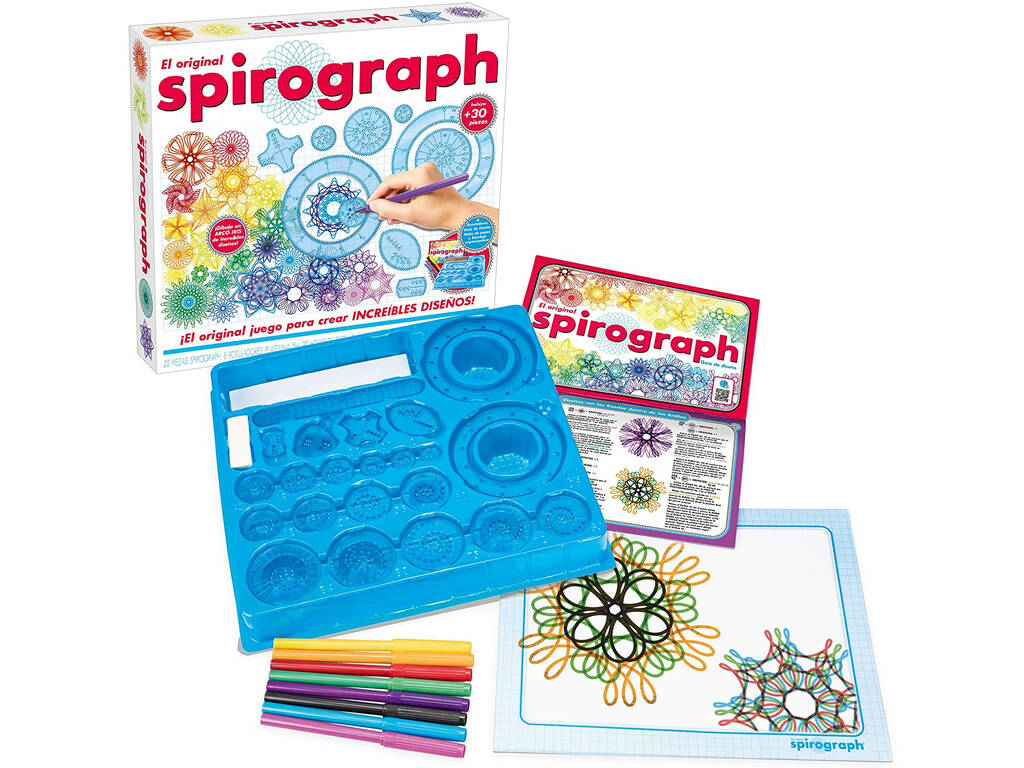 Spirograph Design - Spirographe Enfant 8 Ans | Mandala Designer | Kit  Mandala Enfant | Kit Mandala Adulte | Kit Dessin Enfant