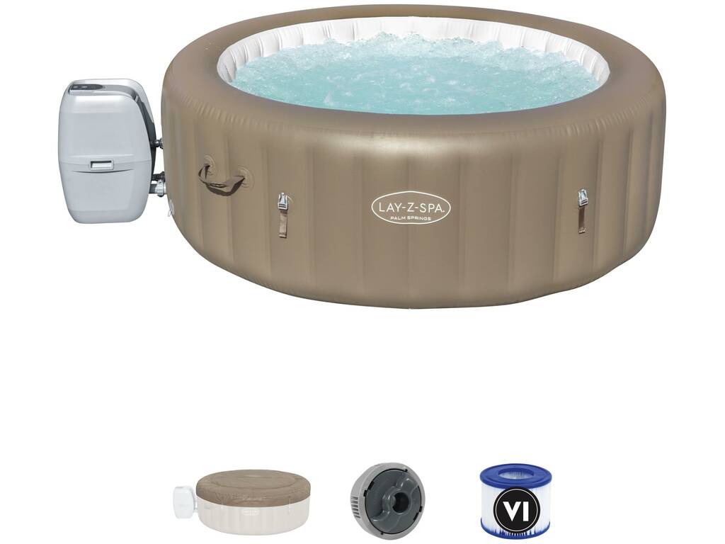  Spa Gonflable Lay Z Palm Spring Air Jet 196x71 cm. Bestway 60017