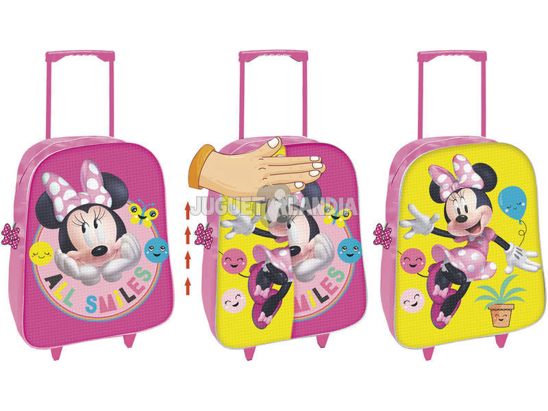 Zaino Minnie Trolley 2 in 1 con paillettes Toybags T810-124
