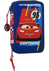 Trousse � crayons Double Small 28 Pi�ces Cars Racing Block Safta 412011854