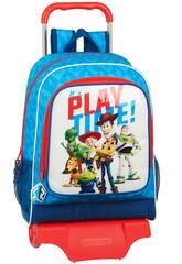 Mochila com Carro Toy Story It's Play Time Safta 612031313