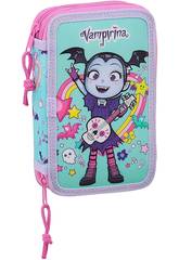 Plumier doppio piccolo 28 pezzi Vampirina Rocking Safta 412011854