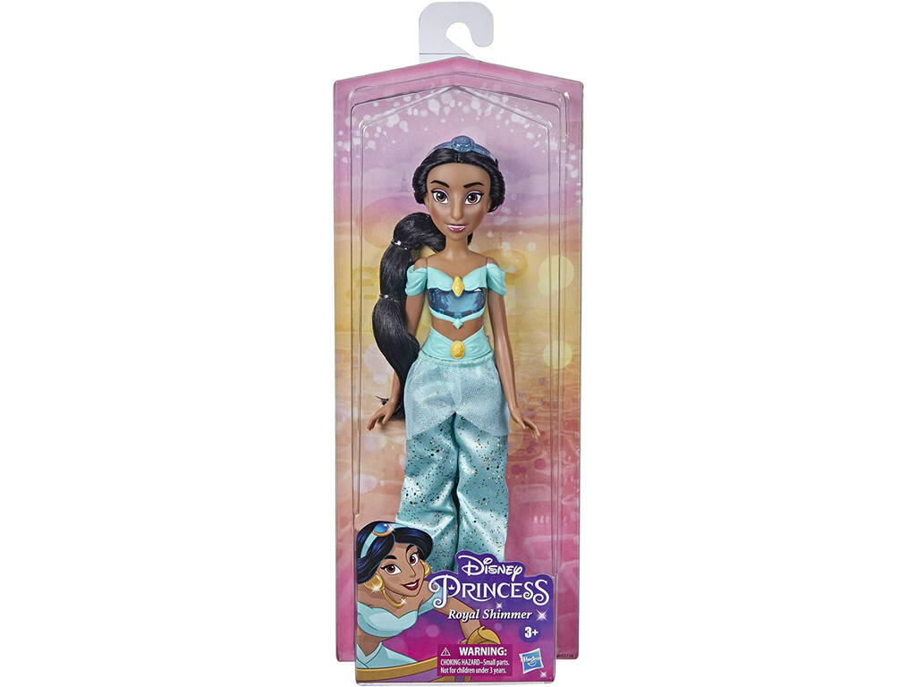 Boneca Princesas Disney Jasmine Brilho Real Hasbro F0902