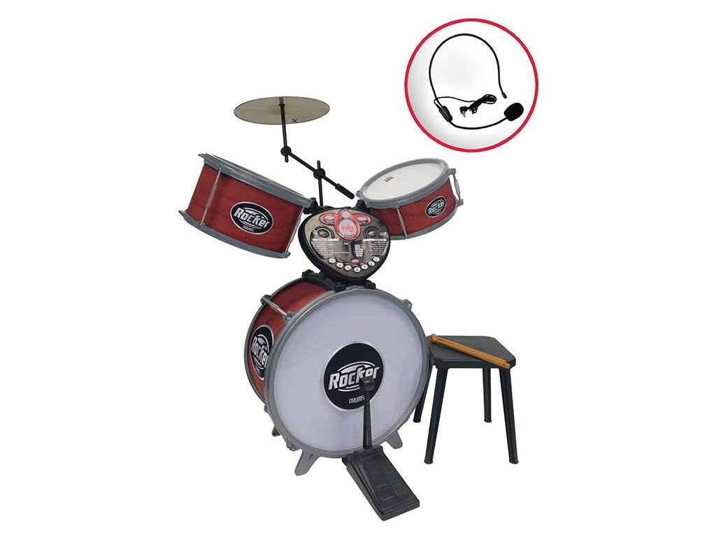 Rocker Drums Drums 3 Modules avec Rhythm Tutor Reig 629