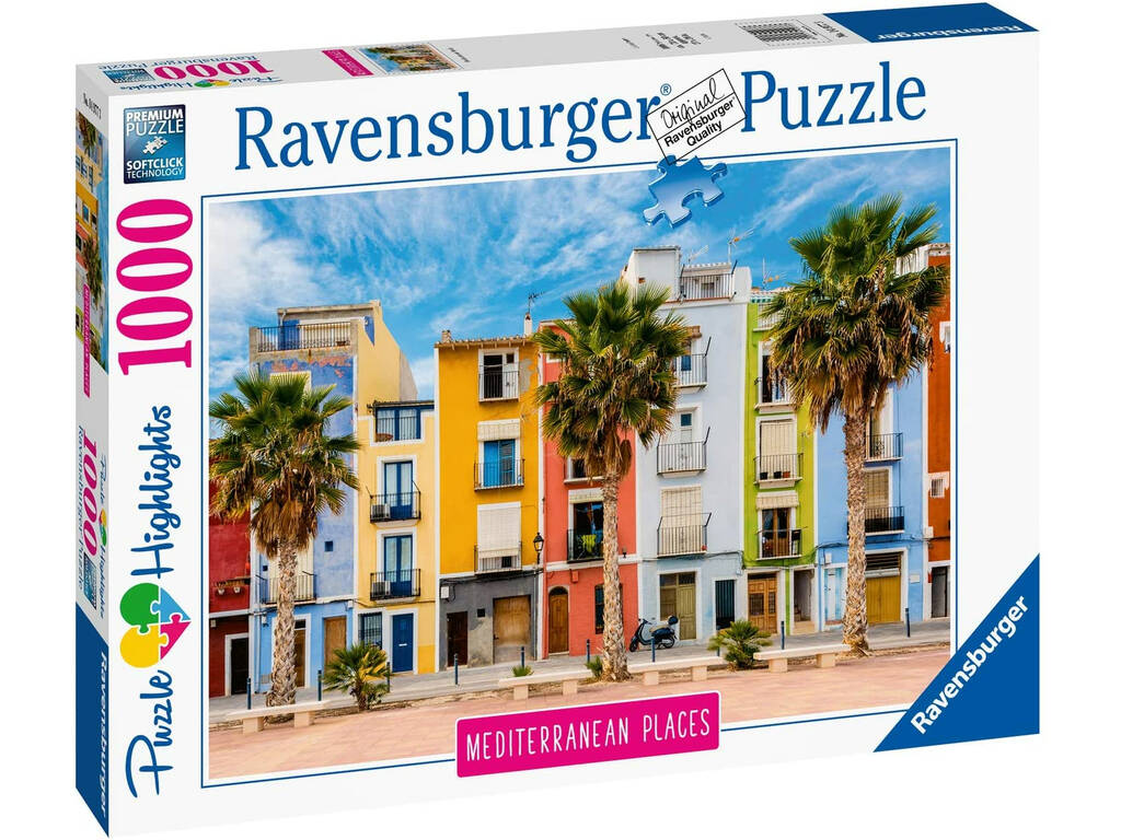 Puzzle 1.000 Peças Mediterranean Spain Ravensburguer 