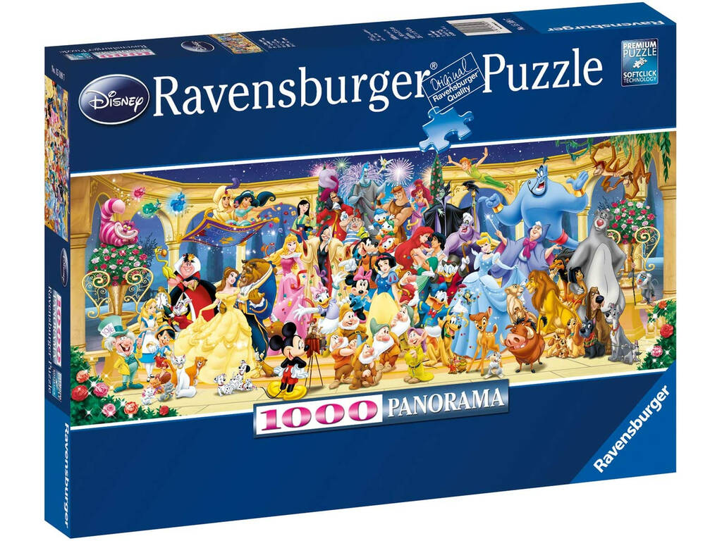 Puzzle Disney Panorama 1.000 Pezzi Ravensburger 15109