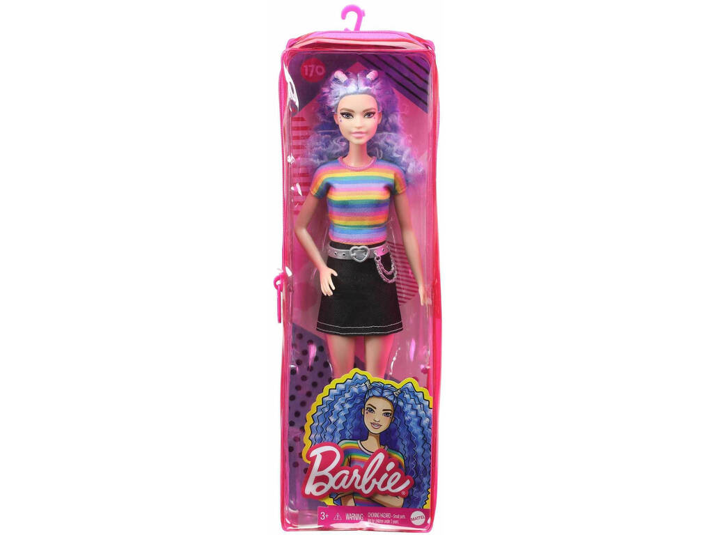 Barbie Fashionist Regenbogen Top und Rock Mattel GRB61