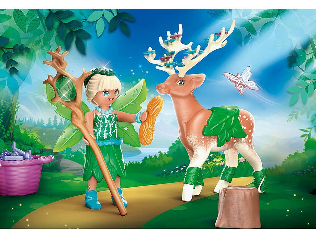 Playmobil Ayuma Forest Fairy con Animale dell'anima 70806