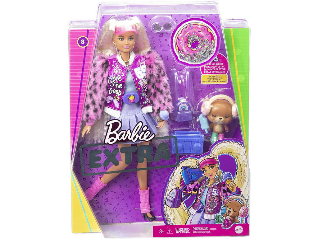 Barbie Extra Blonde Zöpfe Mattel GYJ77