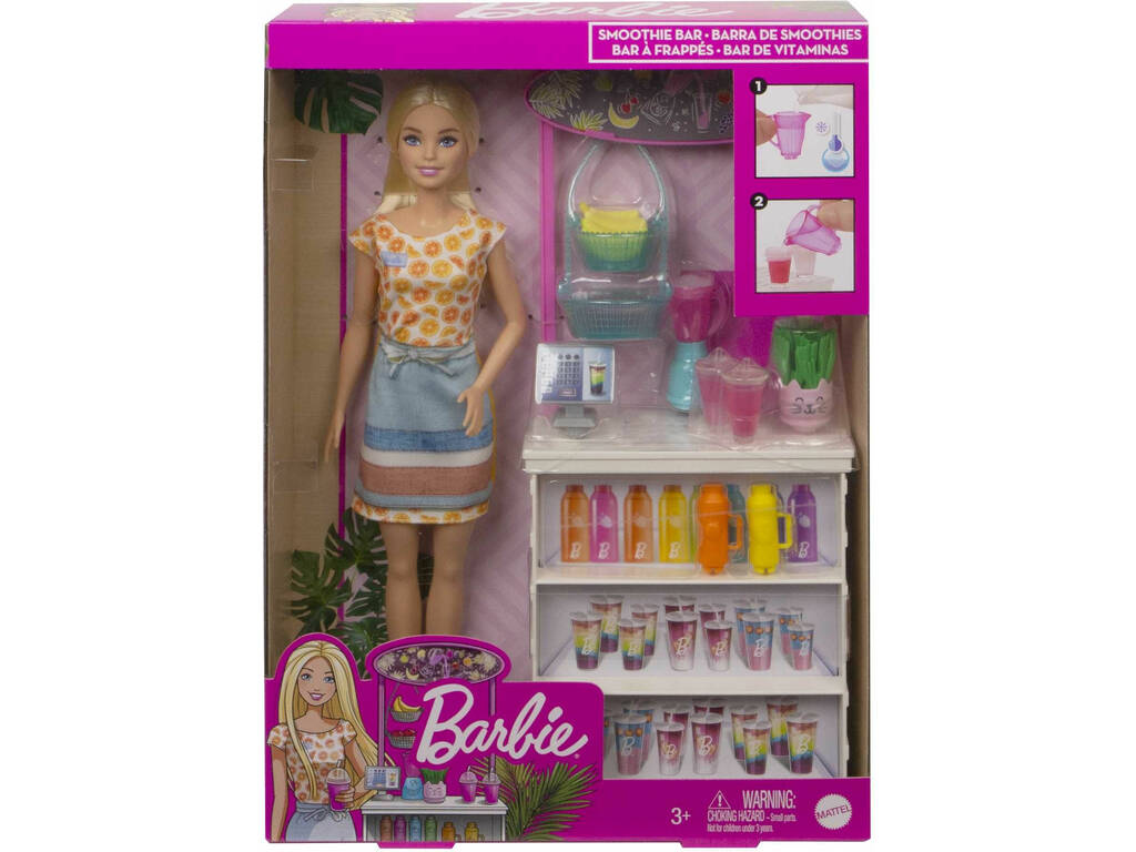 Barbie Posto di Smoothie Mattel GRN75
