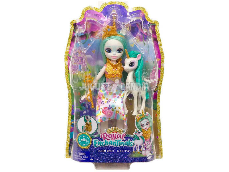 Enchantimals Queen Unity Doll and Stepper Pet Mattel GYJ13