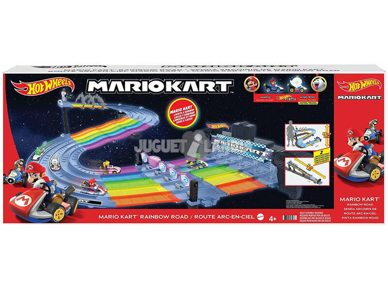 Hot Wheels Mariokart pista arcobaleno Mattel GXX41