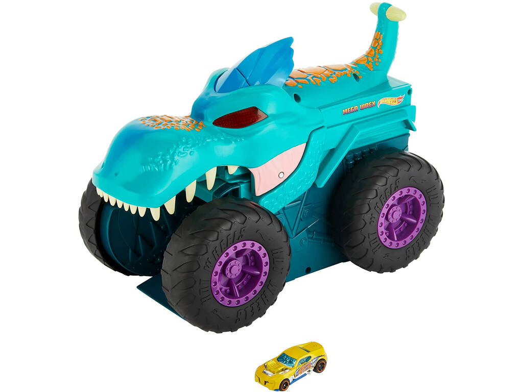 Hot Wheels Monster Trucks Mega Wrex Mastiga Carros Mattel GYL13