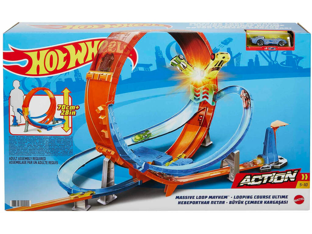 Hot Wheels Action Looping Caos Massivo Mattel GTV14