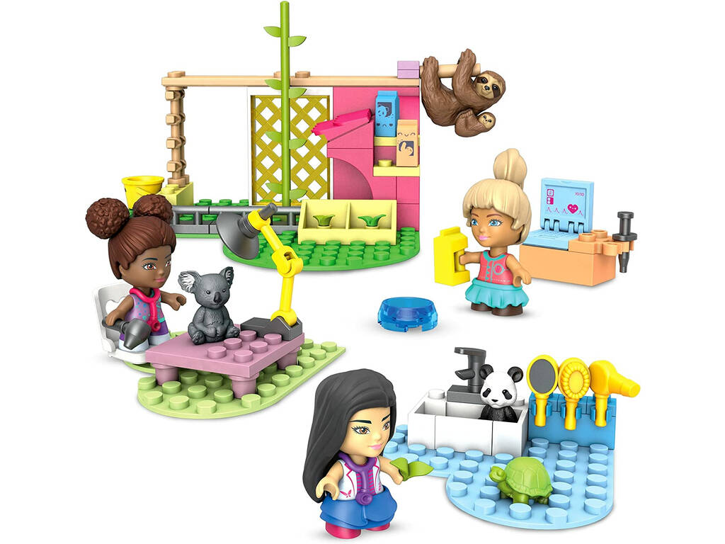 Barbie Mega Construx Stazione per la cura degli animali Mattel GYH09