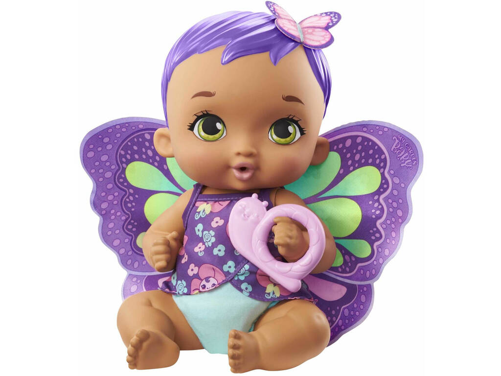 My Garden Baby Bebé Schmetterling trinkt und pinkelt Mattel GYP11