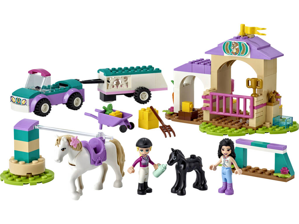 Lego Friends addestramento e rimorchio per cavalli 41441