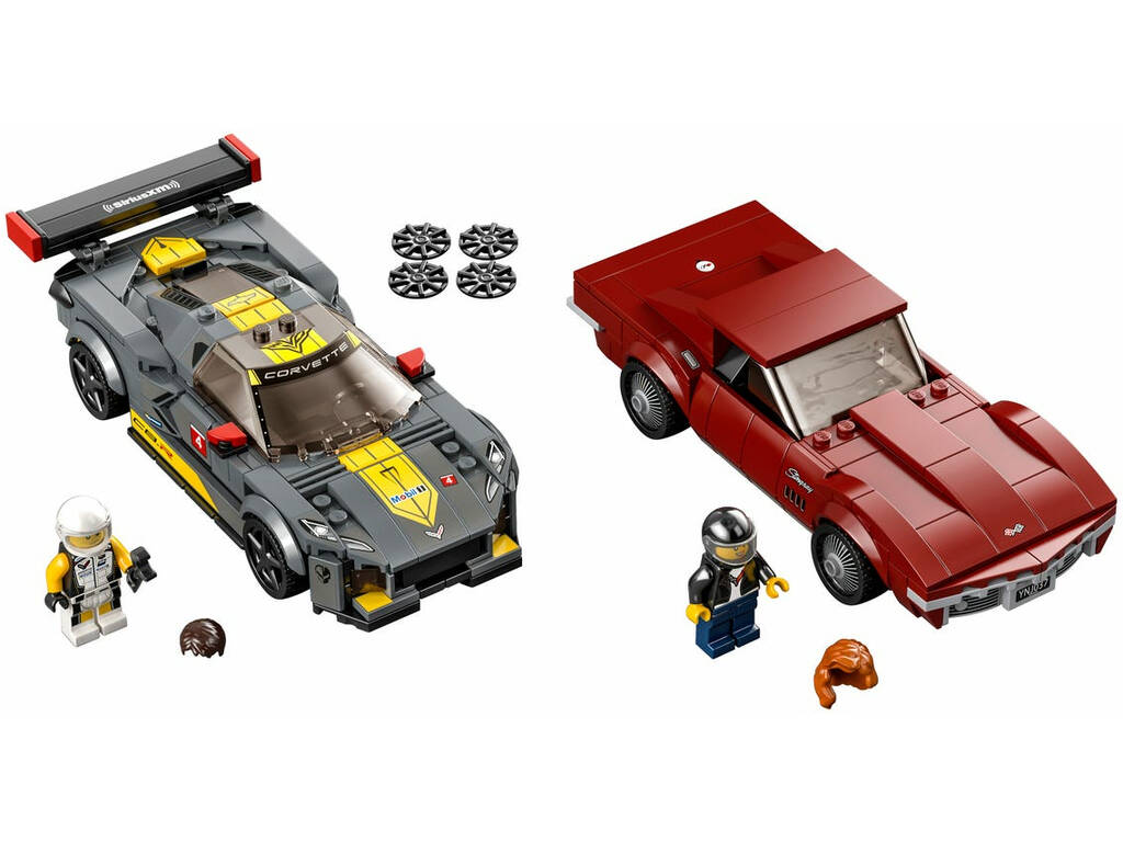 Lego Speed Champions Deportivo Chevrolet Corvette C8.R e Chevrolet Corvette de 1968 76903
