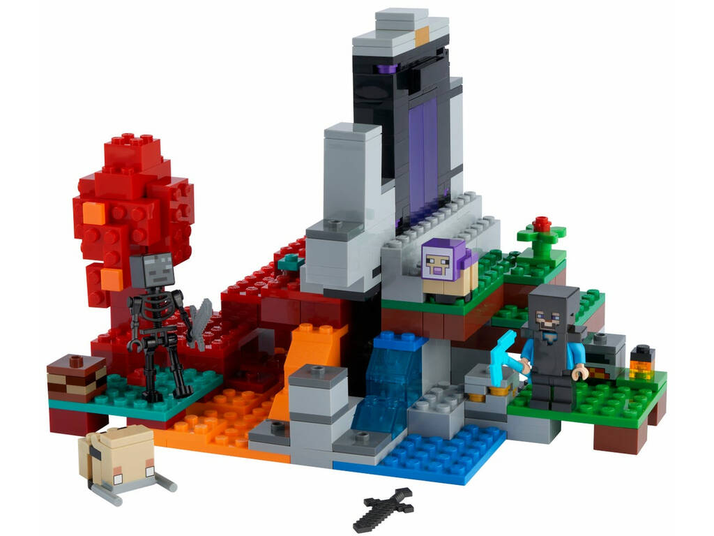 Lego Minecraft Das zerstörte Portal 21172