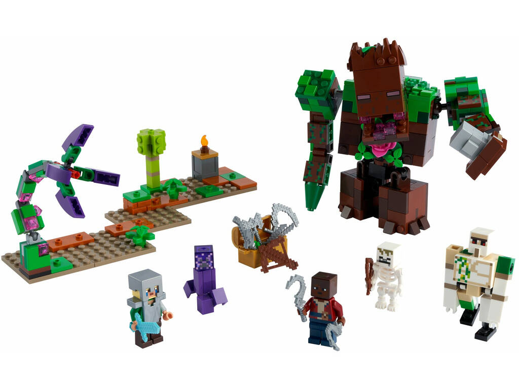 Lego Minecraft Dungeons Abominio della giungla 21176