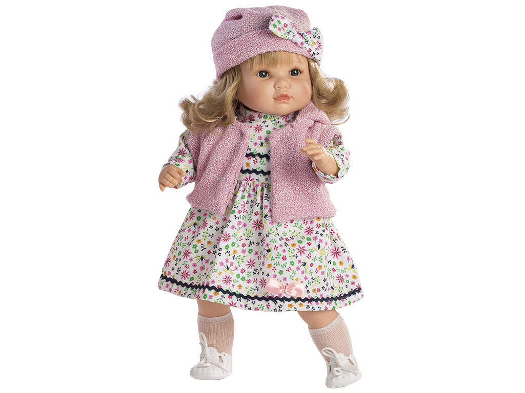 Bambola Sandra Chiacchierona 40 cm. Vestito e cappello Berbesa 4420