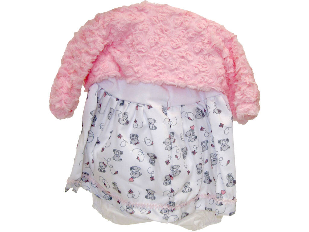 Robe de poupée 62 cm. Veste rose Berbesa T8053