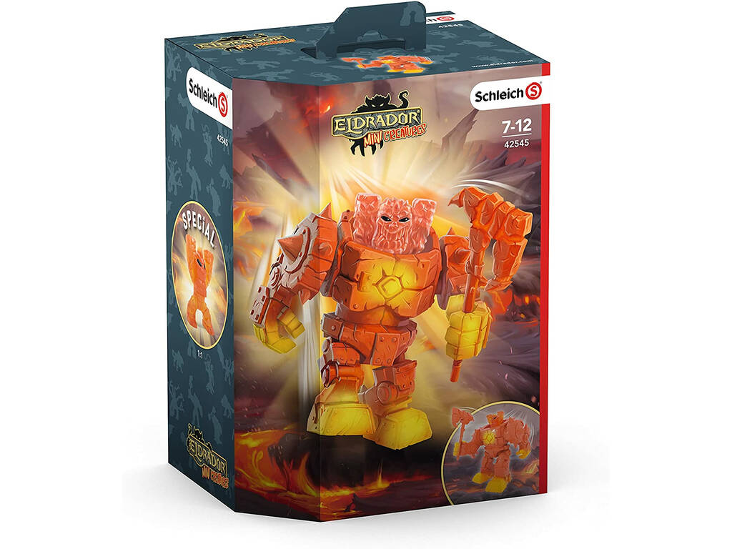 Eldrador Robot von Lava mit Mini Creatures Schleich 42545