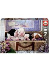 Casse-t�te 500 chiots Educa 19007
