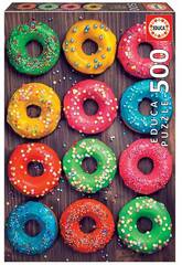 Casse-tête 500 beignets colorés Educa 19005