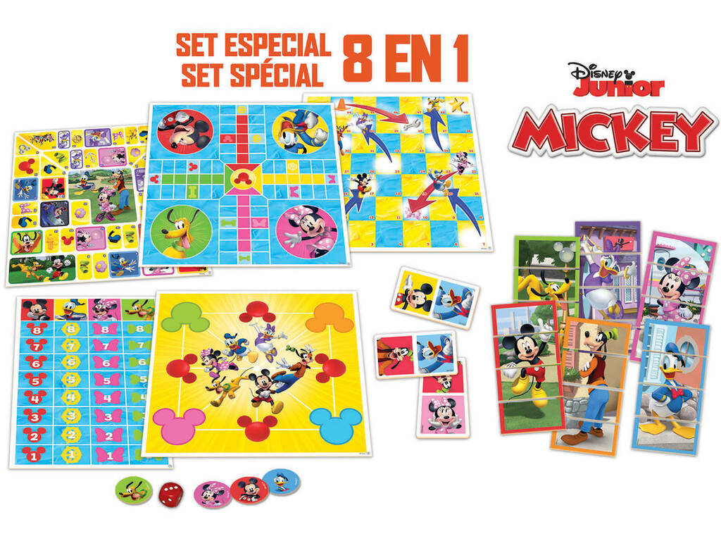 Mickey And Friends Set Especial 8 in 1 Educa 19100