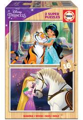 Disney Princess Puzzle di legno 2x16 Educa 18875