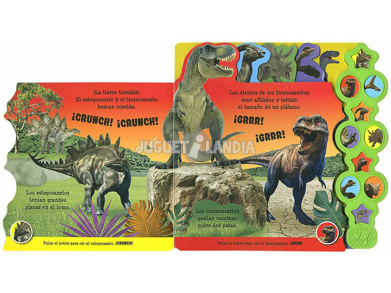 10 Suoni Viaggi nel mondo dei dinosauri Susaeta S3415002