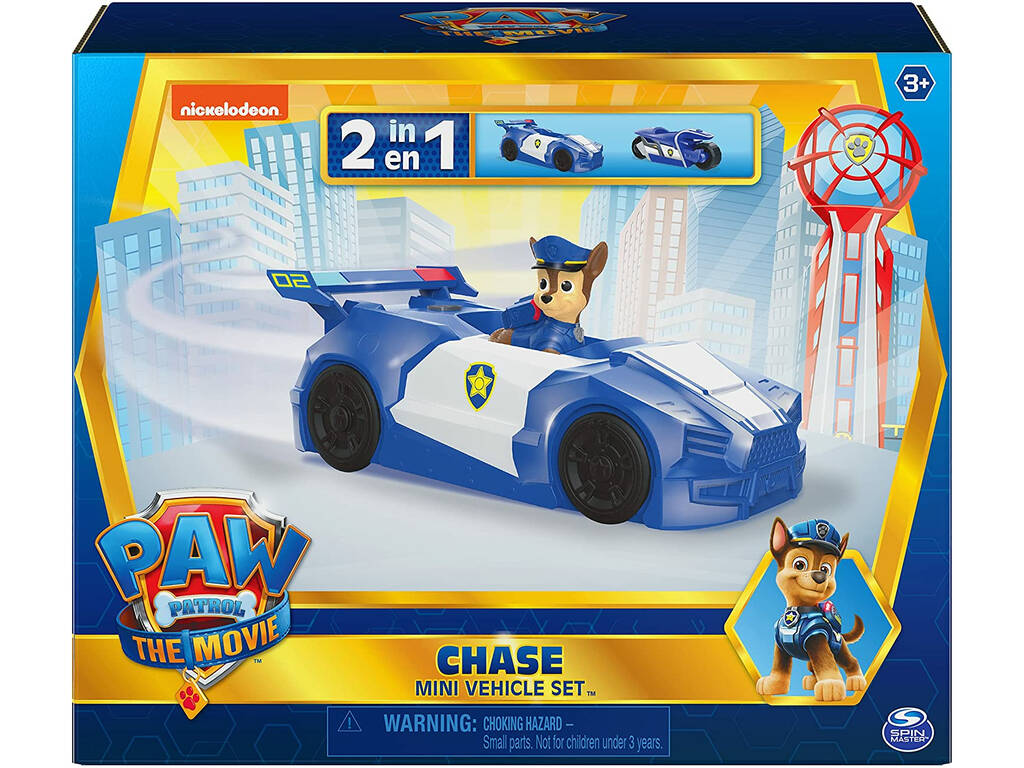 Paw Patrol Movie Mini Vehículo Chase Bizak 6192 7735