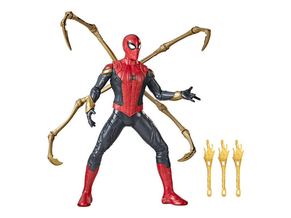 SpiderMan figura Lanciareti 30 cm. Costume Integrazione Hasbro F0238
