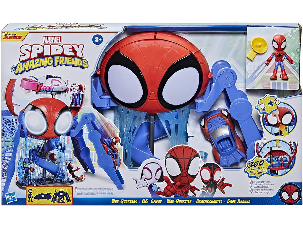 Spiderman Webquartier Spidey und seine erstaunlichen Freunde Hasbro F1461
