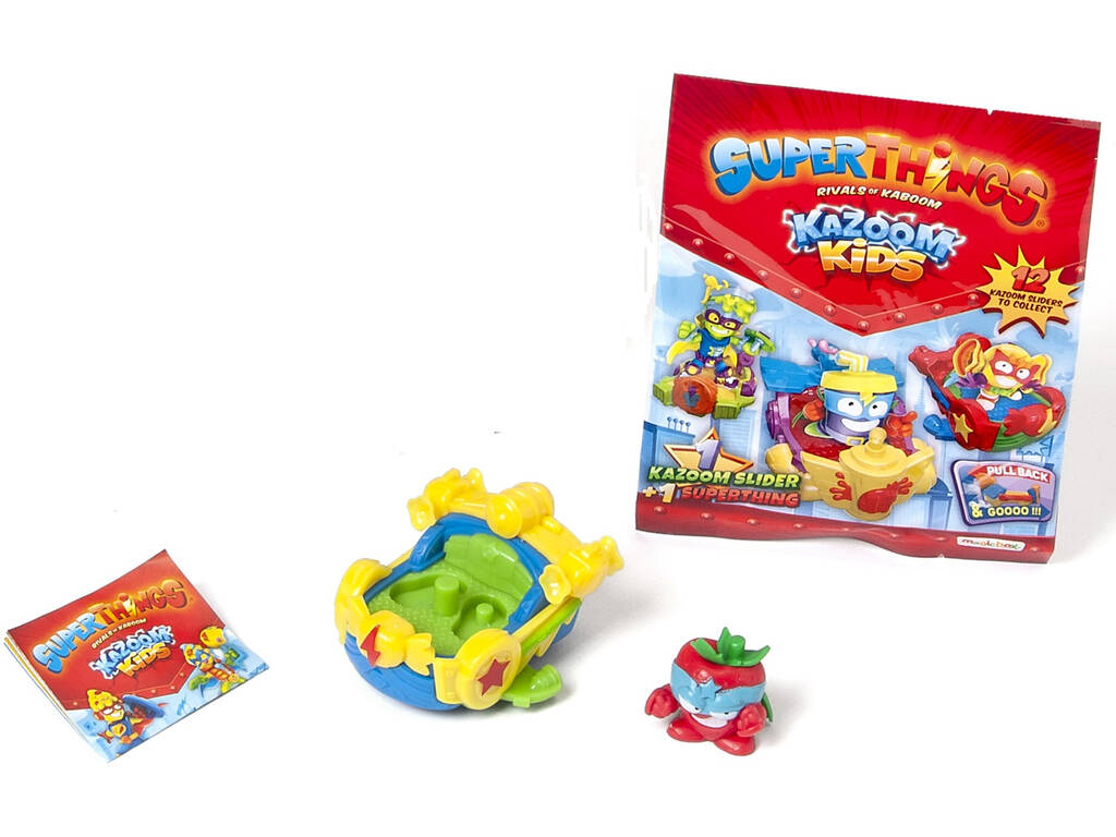 Superthings Kazoom Kids Sobre Sorpresa con Figura y Slider Magic Box PST8D212IN00