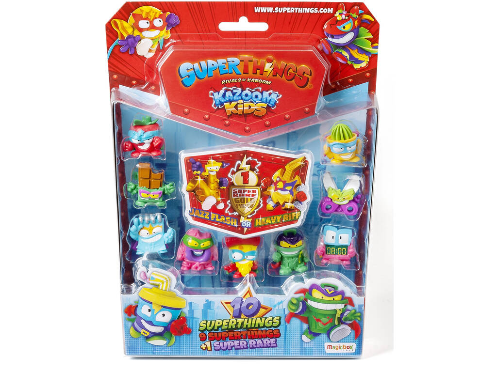 Superthings Kazoom Kids Blister 10 Magic Box Figures PST8B016IN00