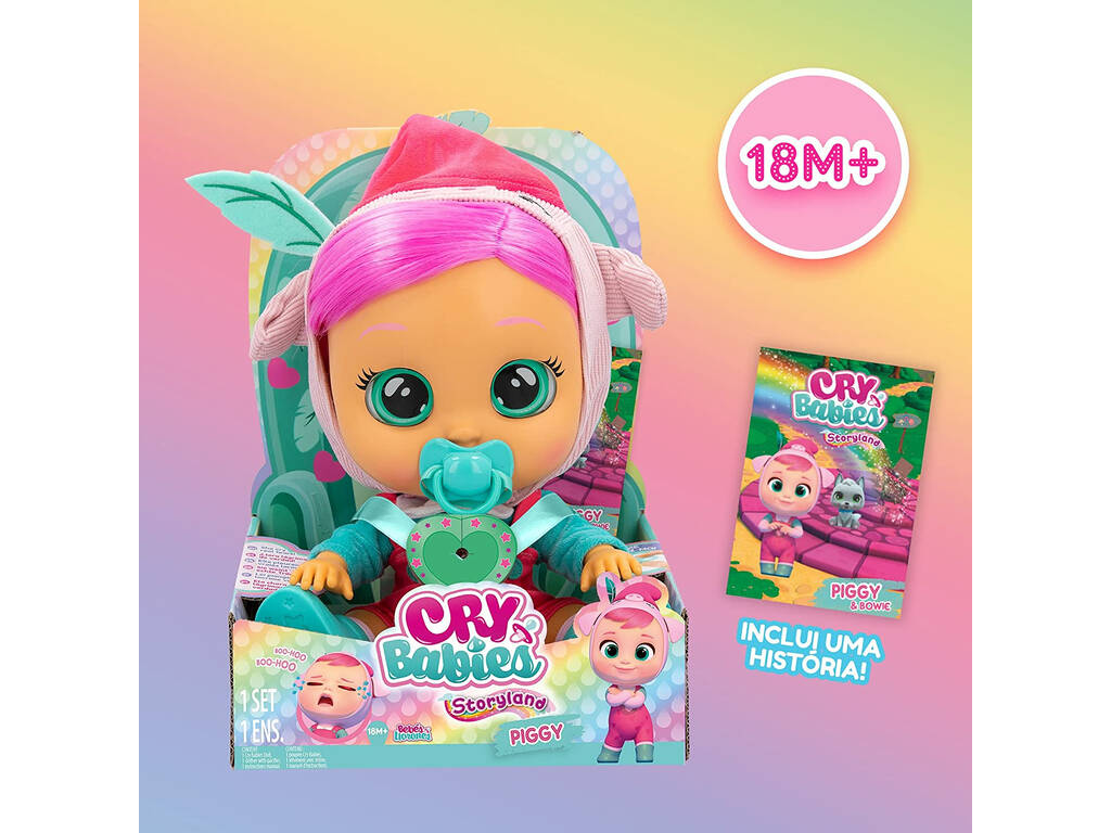Bebés Chorões Storyland Piggy IMC Toys 81932